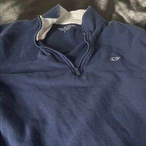 Vineyard Vines Blue and Gray Pullover